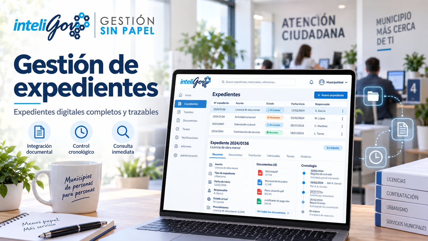 InteliGov Gestión Municipal - Archivo - Gestión de Expedientes Implementación del SIIS