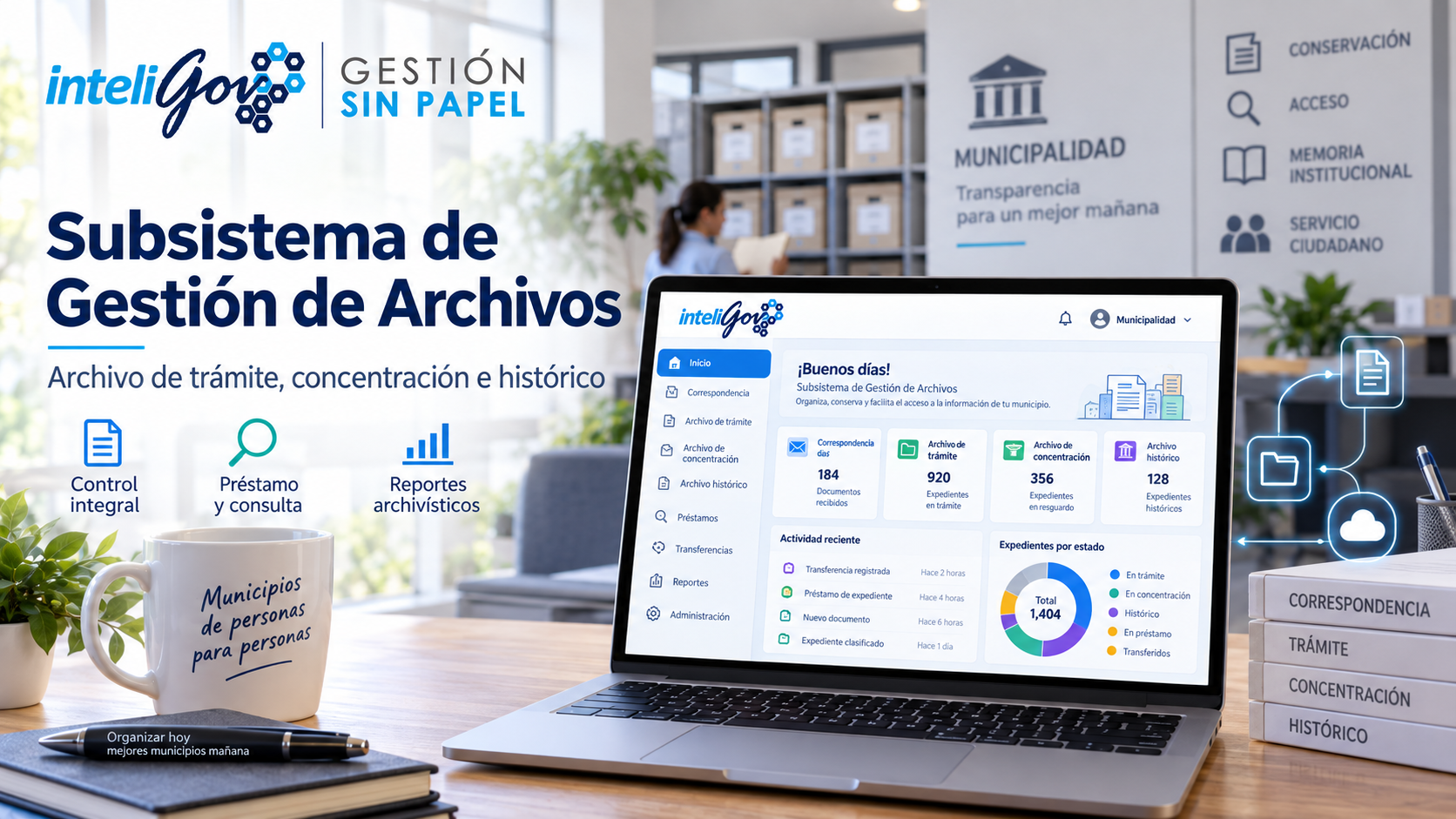 InteliGov Gestión Municipal - Archivo - Subsistema de Archivos InteliGov Subsistema de Gestión de Archivos